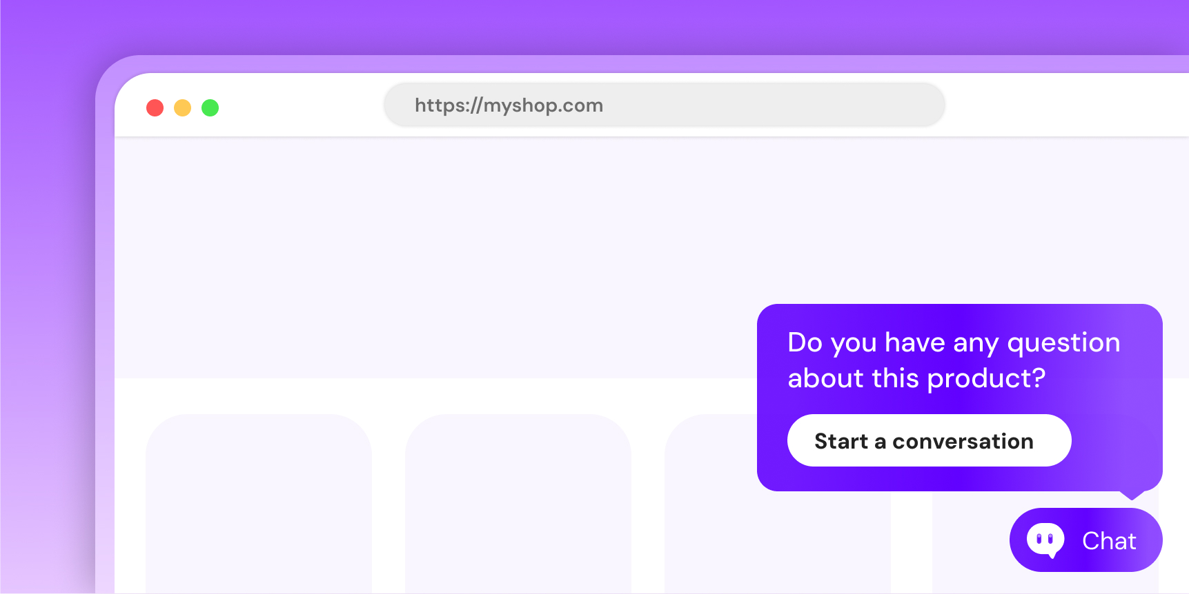 Chat overlay preview
